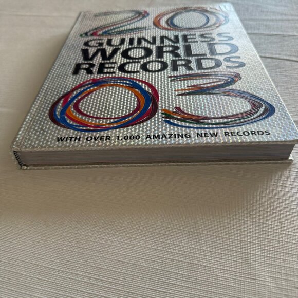 Guinness World Records 2003 Hardcover Book Good Used Condition - Picture 4 of 7